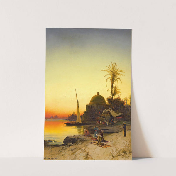 On The Banks Of The Nile (1879) by Hermann David Salomon Corrodi