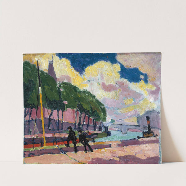 On The Banks Of The Seine by Henry Lyman Saÿen