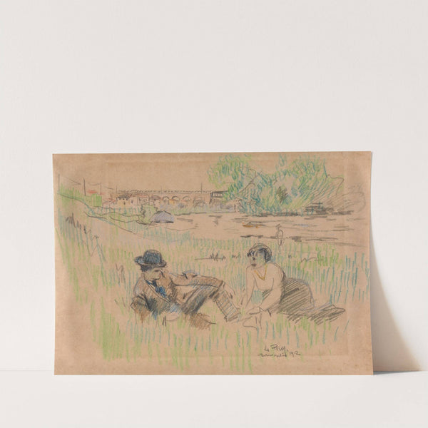 On the Banks of the Seine - Nel and Simon-Levy by Rik Wouters