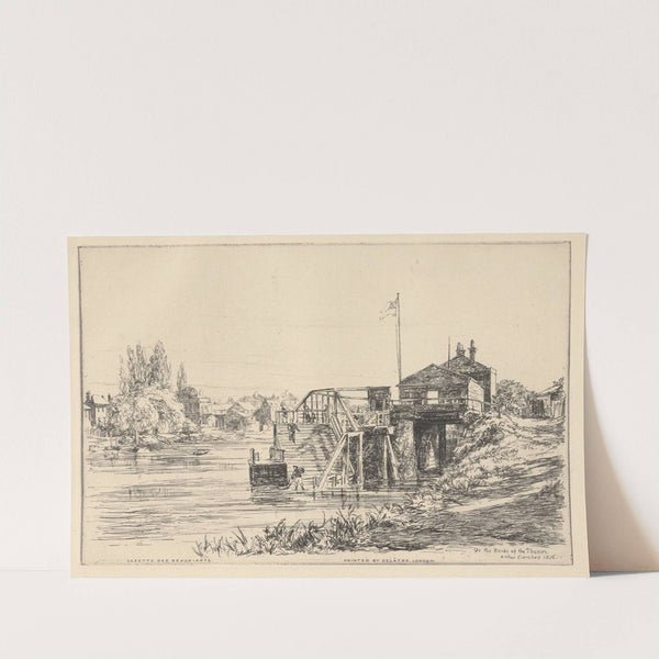 On the Banks of the Thames by Arthur Evershed