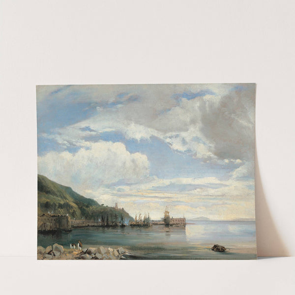 On the Bay of Naples (c. 1830) by François Antoine Léon Fleury