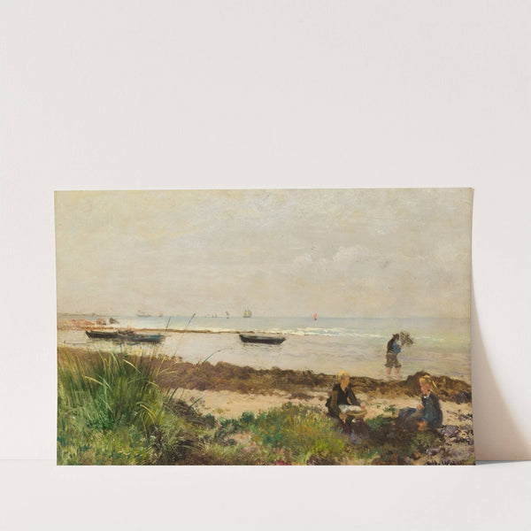 On the Beach by Alfred Wahlberg