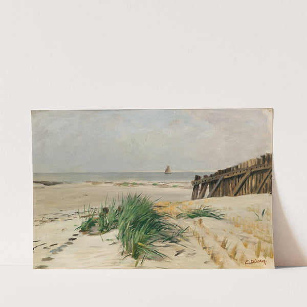 On the Beach by Eugen Dücker