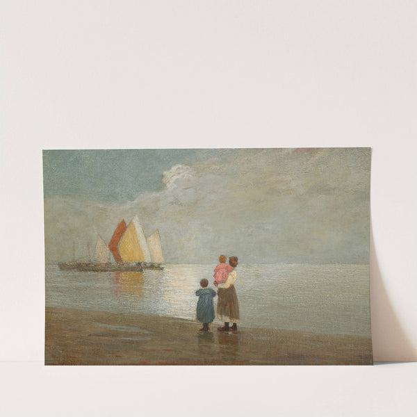 On the Beach by Pietro Fragiacomo