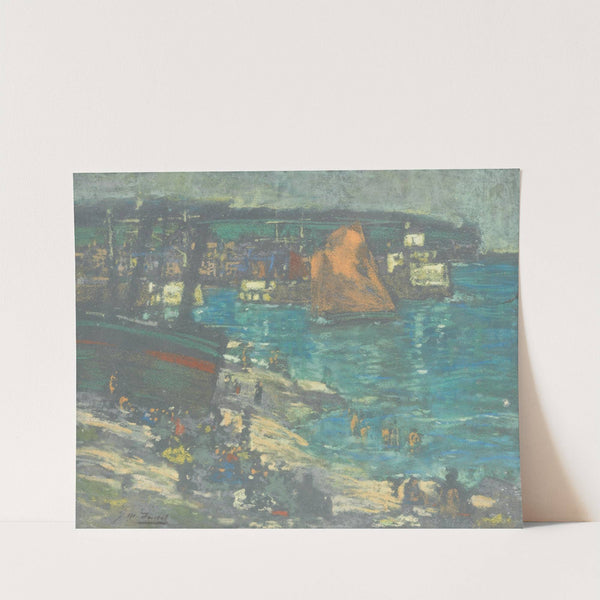 On the beach, Arbroath by James Watterston Herald