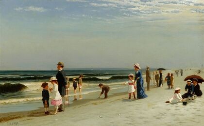 On the Beach at Coney Island