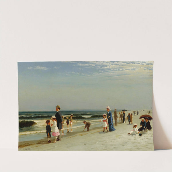 On the Beach at Coney Island by Samuel S. Carr