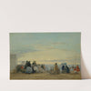 On the Beach, Sunset (1865) by Eugène Boudin