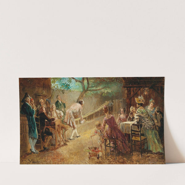 On the Bowling Lane by Johann Hamza