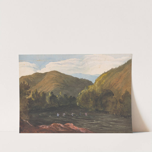 On the Buller River, Near Lake Arthur, Rotoiti by Sir William Fox