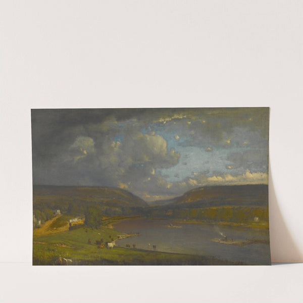 On the Delaware River by George Inness