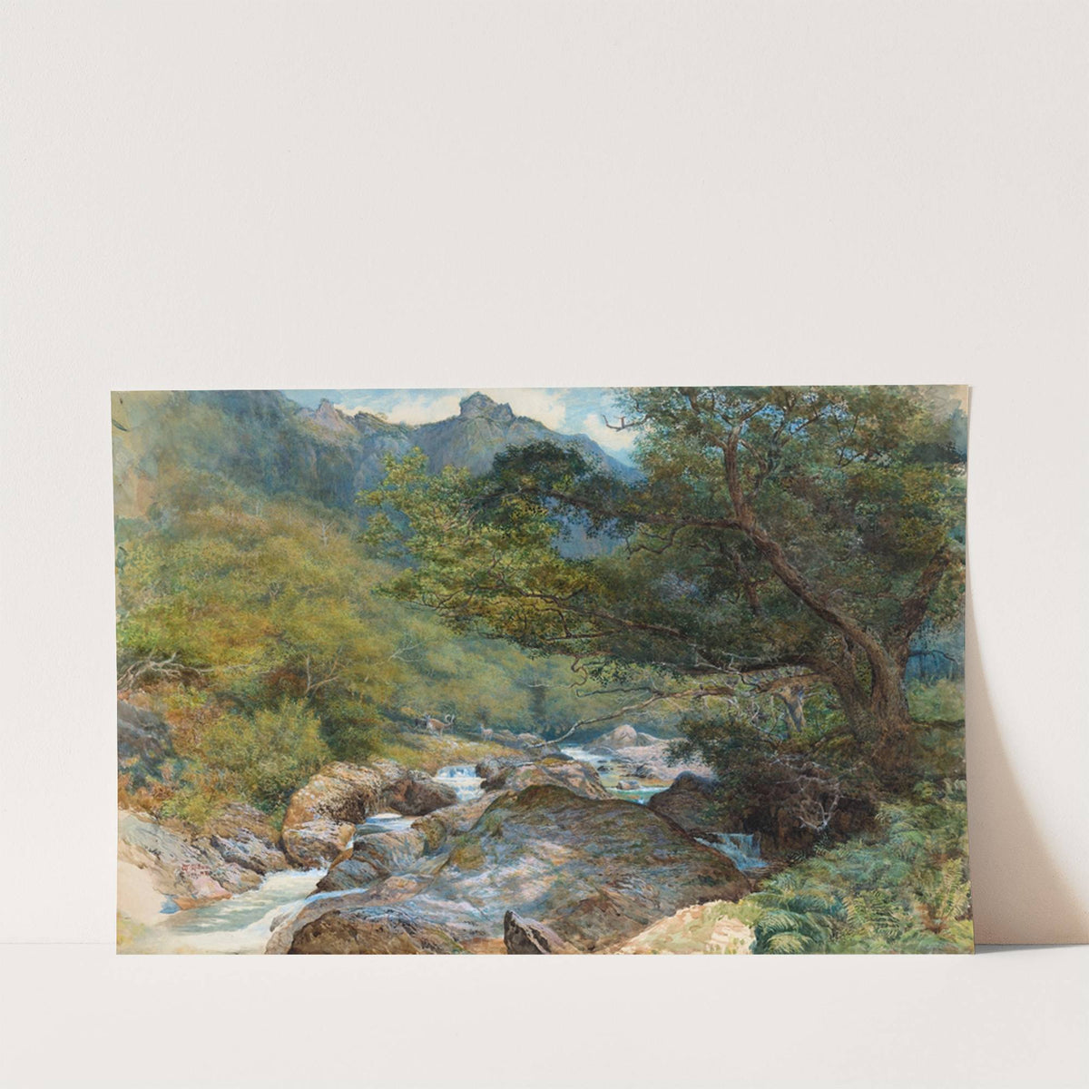 On the East Lyn, North Devon by William Henry Millais