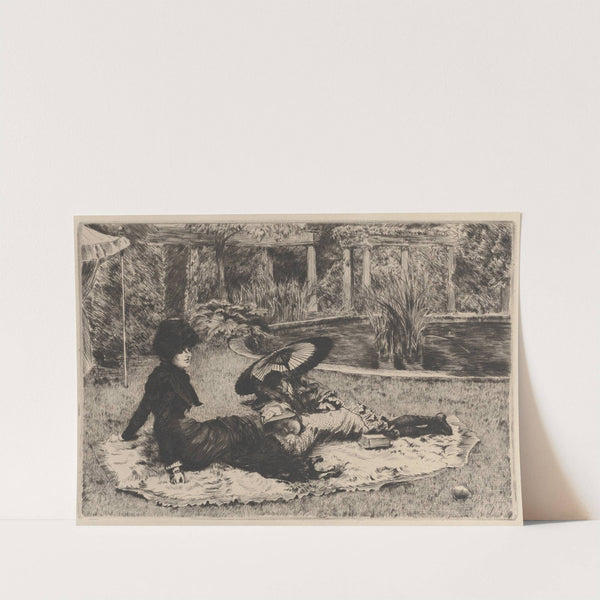 On the Grass (1880) by James Tissot