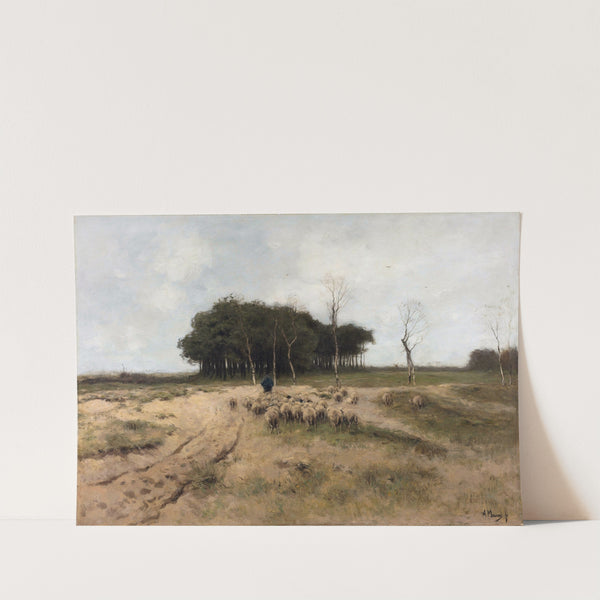 On the Heath near Laren (1887) by Anton Mauve