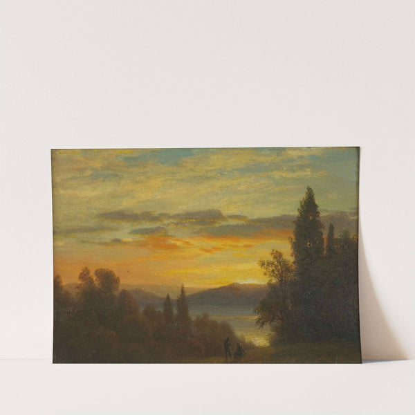 On the Hudson River Near Irvington (1866-1870) by Albert Bierstadt