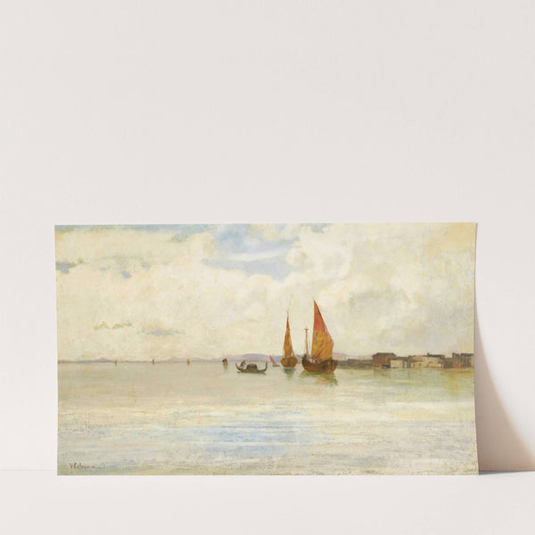 On The Lagoon, Venice by Vincenzo Cabianca