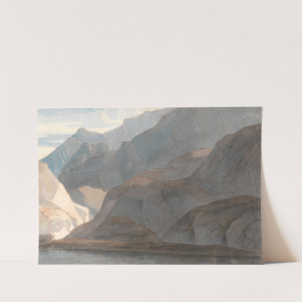 On the Lake of Como by Francis Towne