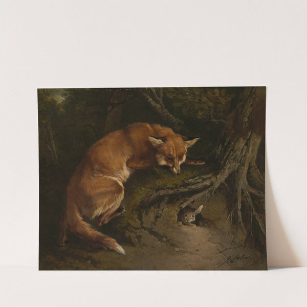 On the lurk (1857) by Charles Verlat