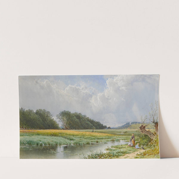 On the Meadows of Old Newburyport (1873) by Alfred Thompson Bricher