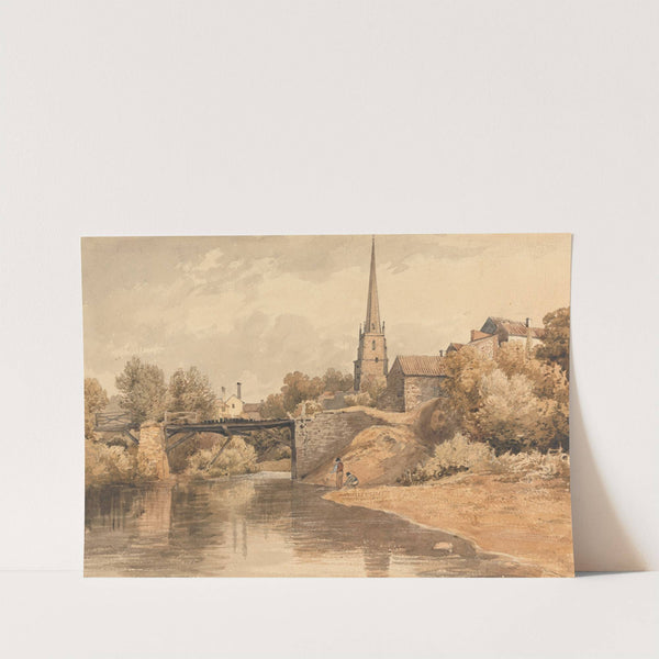 On the Monnow, Monmouth by Henry Edridge