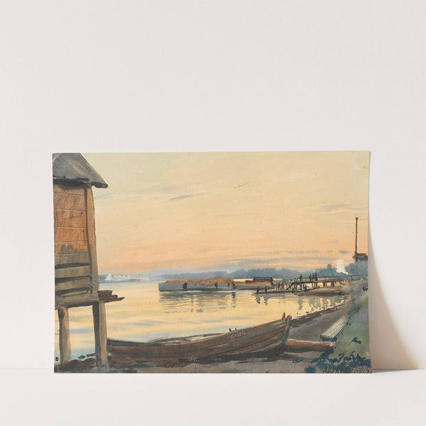 On the Neva River by Albert Nikolaevich Benois