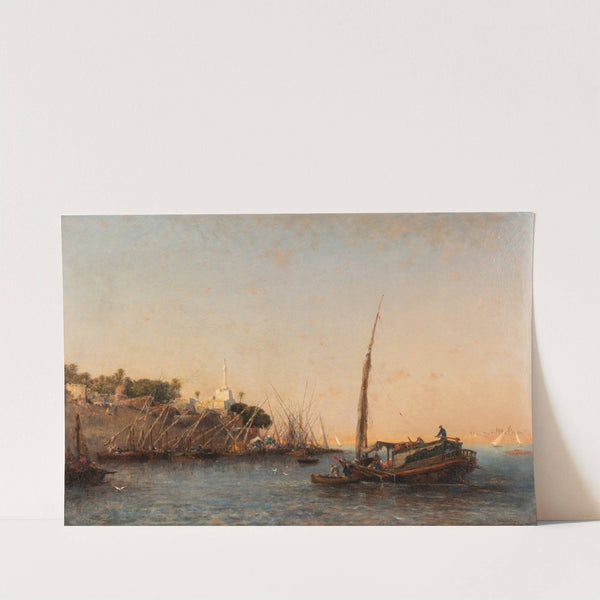 On the Nile (1869) by Narcisse Berchère