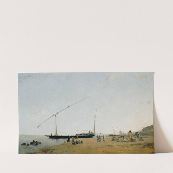 On the Nile, Near Philae (1871) by Eugène Fromentin