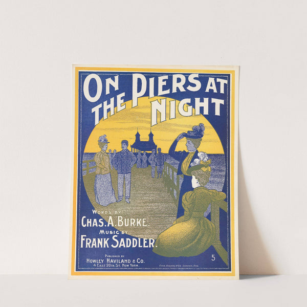 On the piers at night by Anonymous