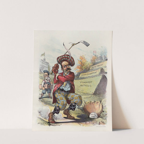 On the presidential golf links (1895) by Louis Dalrymple