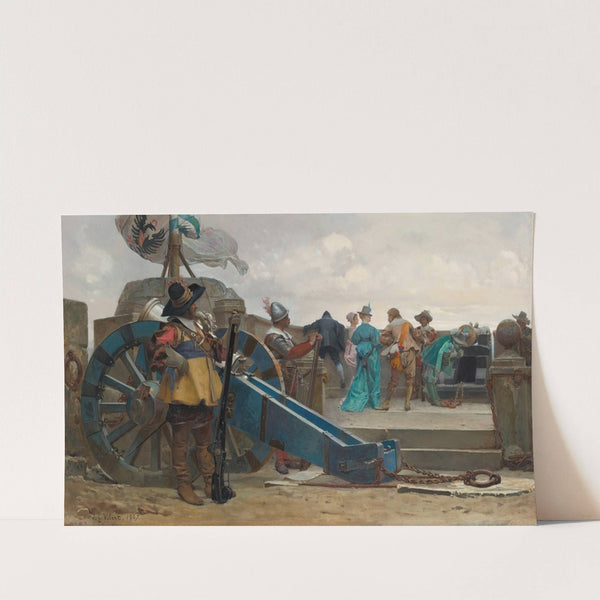 On The Ramparts by Jehan Georges Vibert