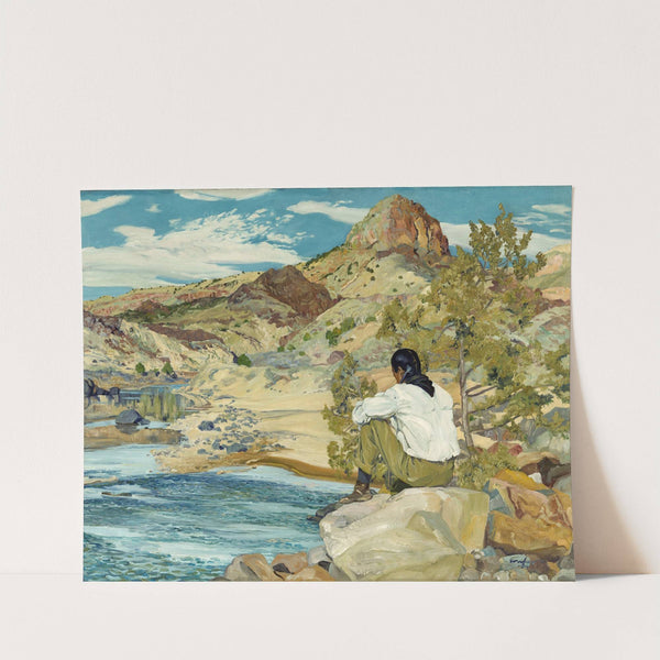 On the Rio Grande by Walter Ufer