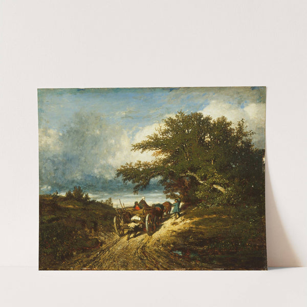On the Road (1856) by Jules Dupré