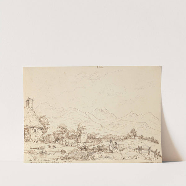 On the Road Between Aghadoe and Dunloh, Killarney, September 1841 (1841) by Thomas Hastings