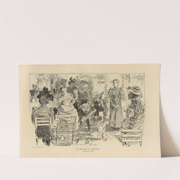 On the road to versailles (1893-1900) by Charles Dana Gibson