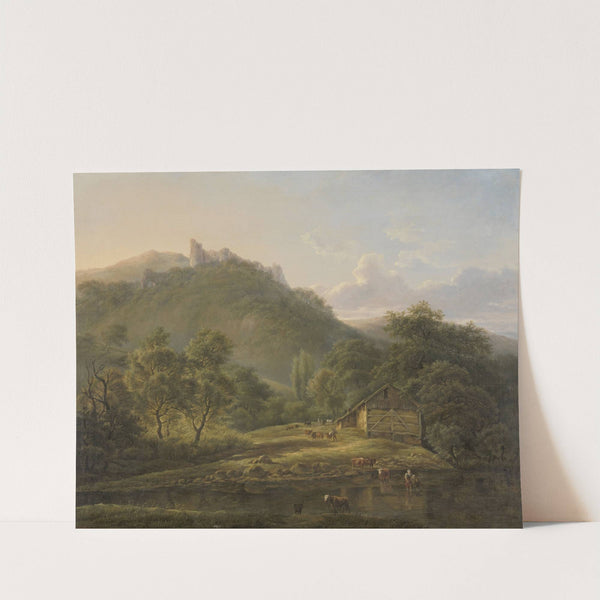 On the Sambre River by Edouard Delvaux