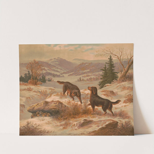 On the scent (1879) by Krebs Lith. Co