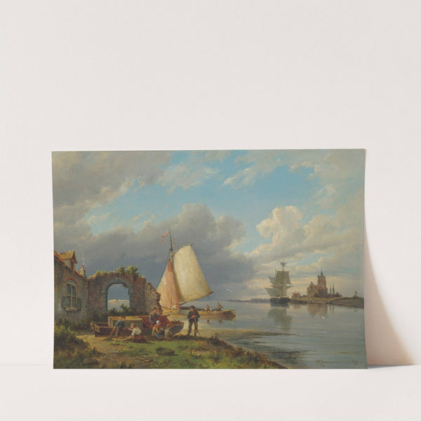 On the Spaarn Nr Haarlem by Pieter Christian Dommersen