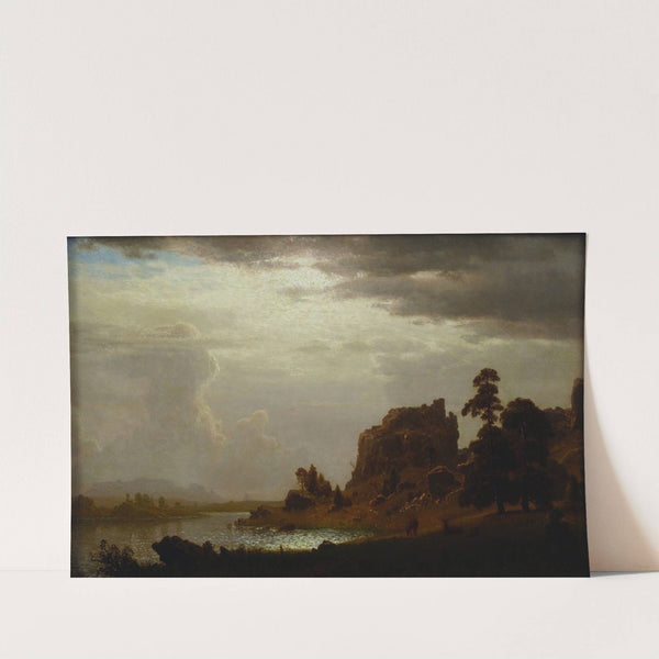 On the Sweetwater near the Devil’s Gate (1860) by Albert Bierstadt