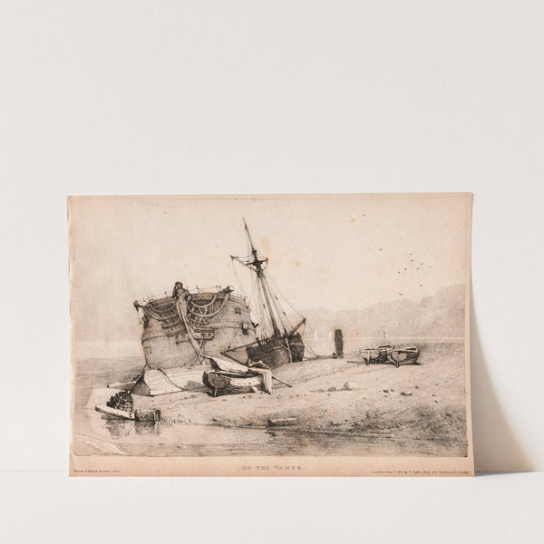 On the Tamar (1814) by Samuel Prout