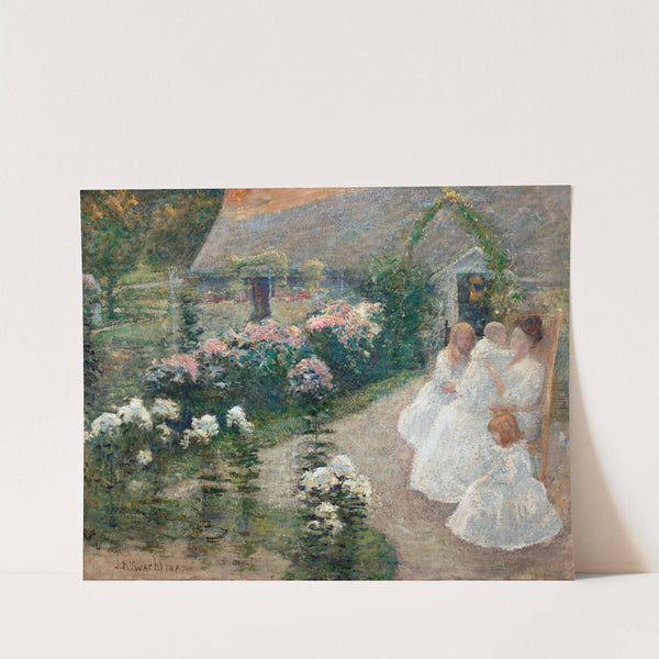 On the Terrace (ca. 1890-1900) by John Henry Twachtman