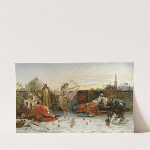 On The Terrace (1882) by Enric Serra Auqué