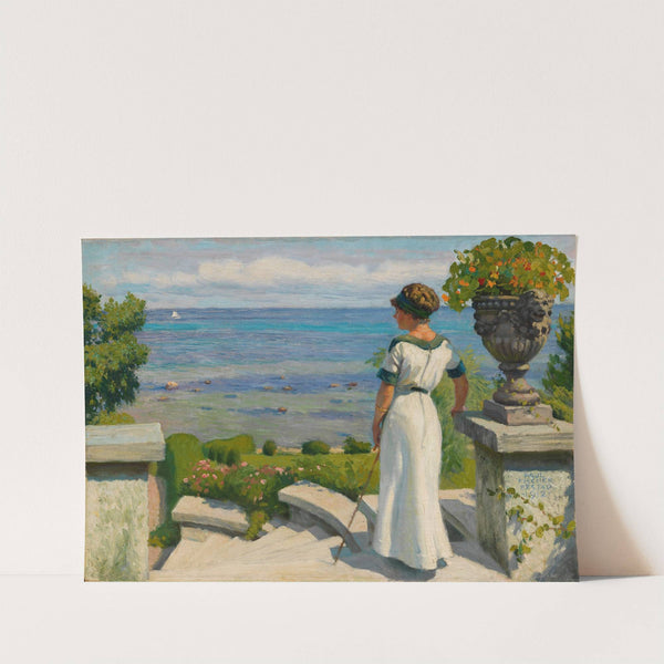 On the terrace (1912) by Paul Fischer