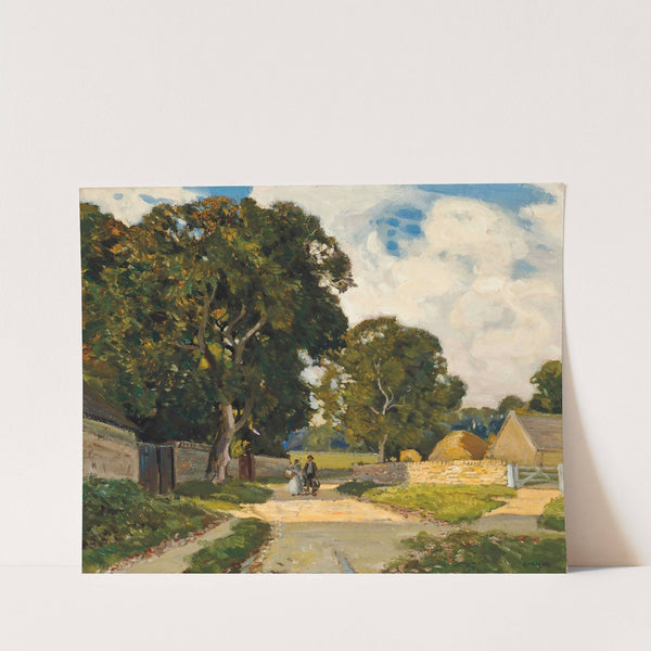 On The Tewkesbury Road by Sir Alfred East