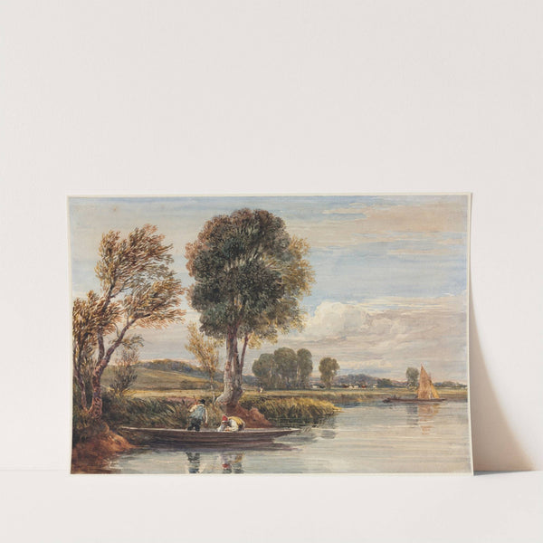 On the Thames (c. 1827-1829) by David Cox