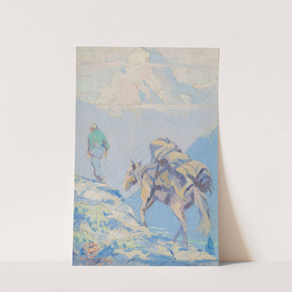 On the Trail (Alaska) by Eustace Paul Ziegler