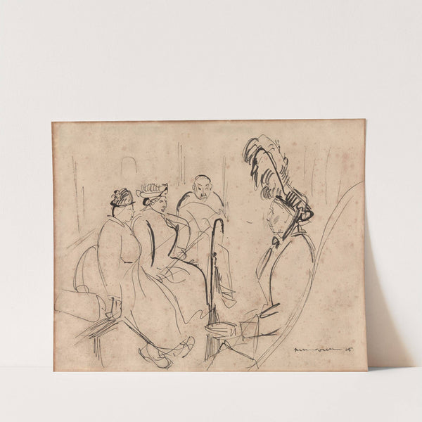 On the Train by Rik Wouters