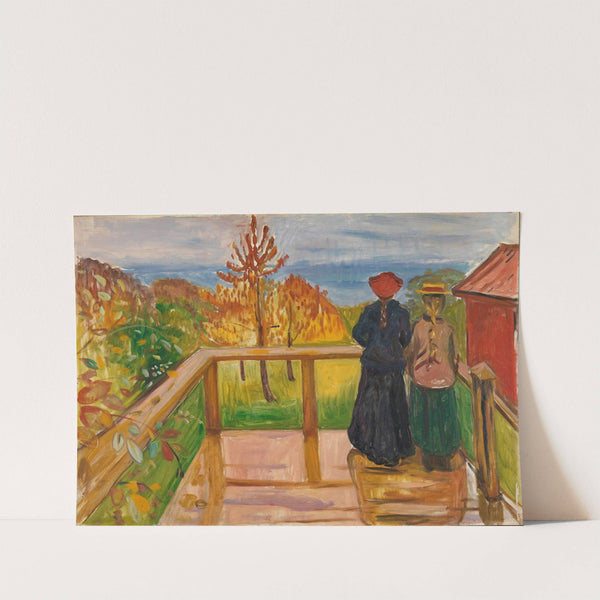 On the Veranda (1902) by Edvard Munch