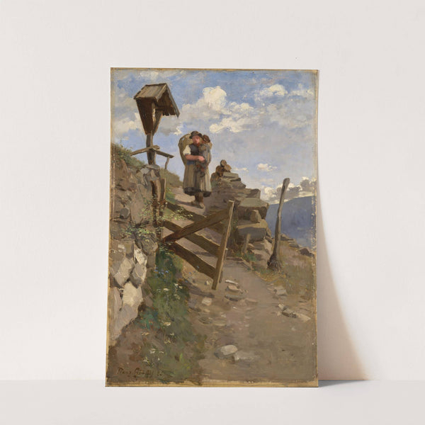 On the Way Home by Franz Xaver Gräßel