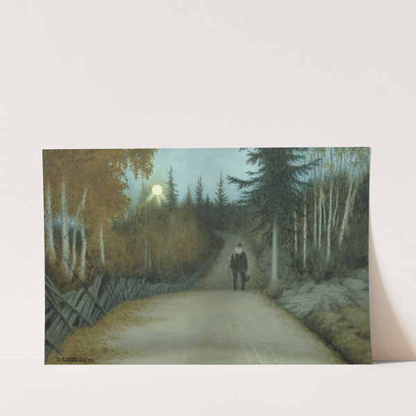 On The Way Home by Theodor Kittelsen