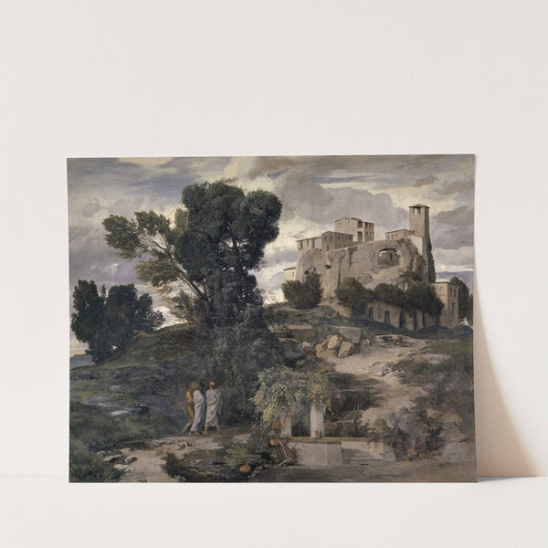 On the Way to Emmaus (1868) by Arnold Böcklin